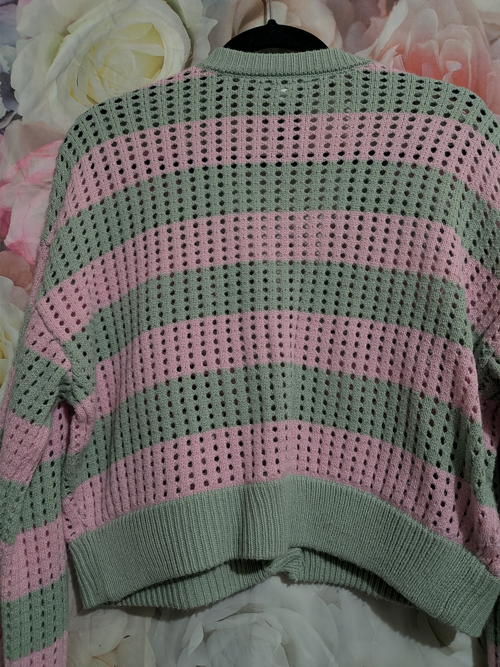 Hot Topic Mint Green & Pink Snail Mushroom Sweater Set - Picture 7 of 11